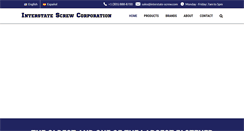 Desktop Screenshot of interstate-screw.com